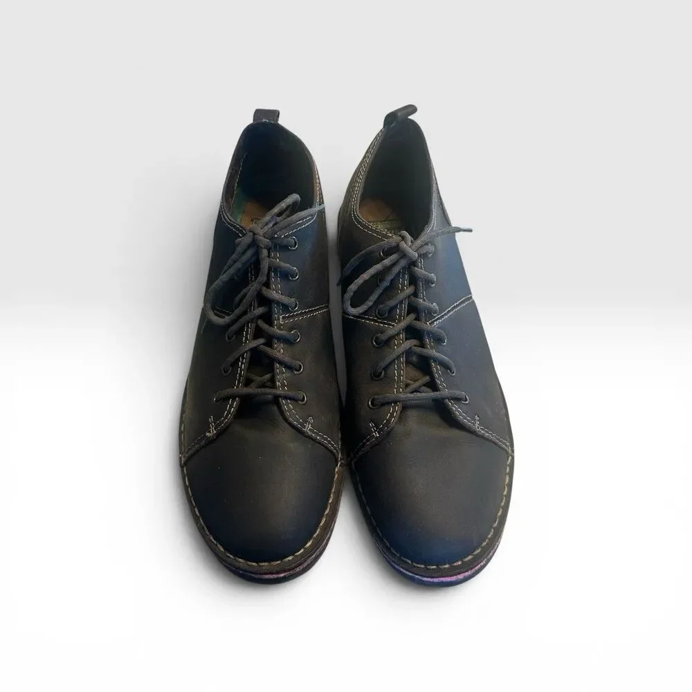 G.H. Bass Grayford Brown Leather Oxford Shoes Men’s 13D Comfort